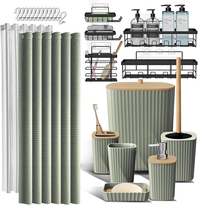Clara Clark Bathroom Accessories Set by ClaraClark