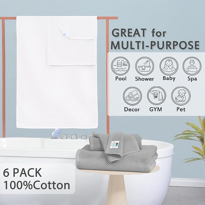 VOOVA & MOVAS Bathroom Towel Set - Image 3