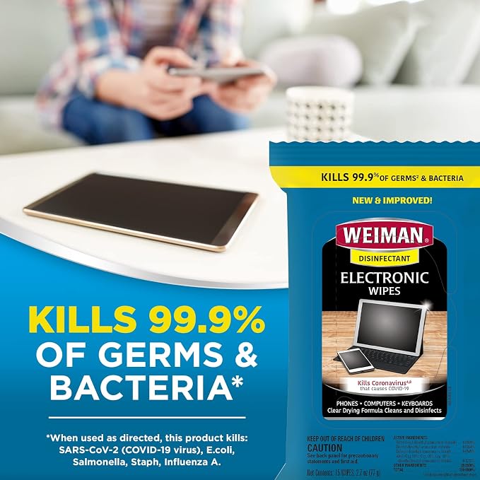 Weiman Disinfecting Electronic Wipes - Image 6