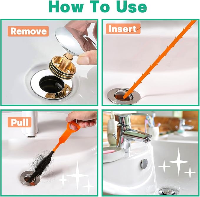 Drain Snake Hair Drain Clog Remover - Image 2