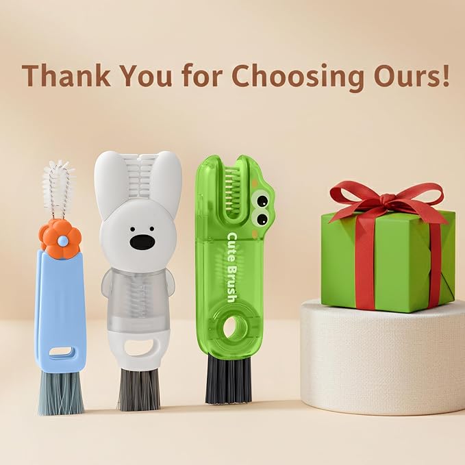Cup Lid Cleaning Brush, 3 in 1 Lid Cleaner - Image 9