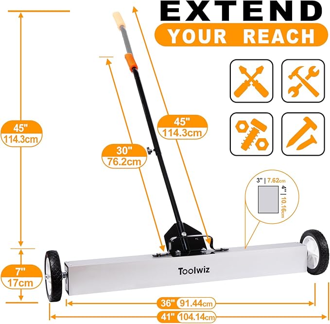 Toolwiz 36'' Magnetic Sweeper - Image 3