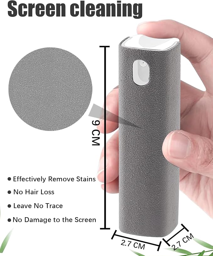Screen Cleaner Car Screen Cleaner Spray and Wipe Mini Cleaning Kit - Image 3