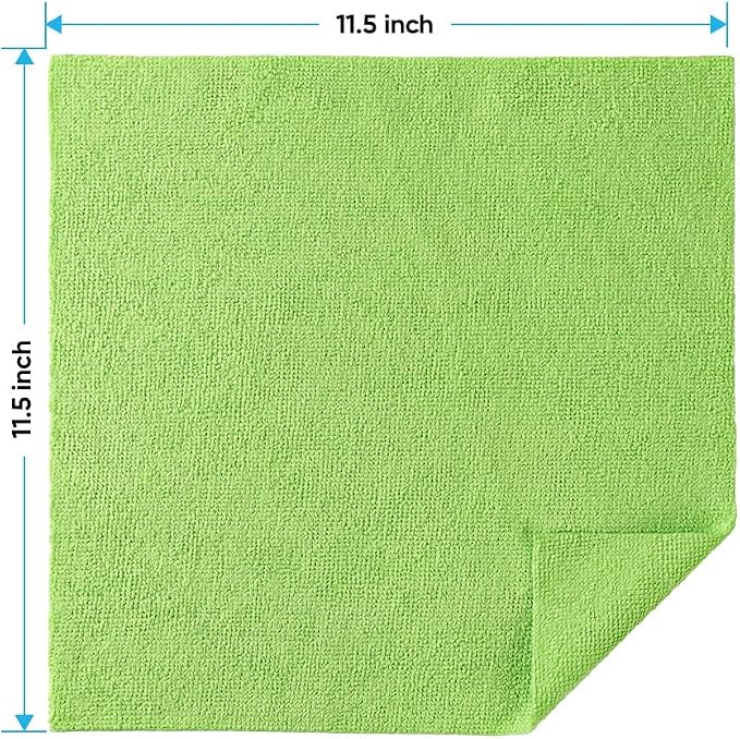 HOMEXCEL Microfiber Cleaning Cloths, 20 Pack Cleaning Rags - Image 2
