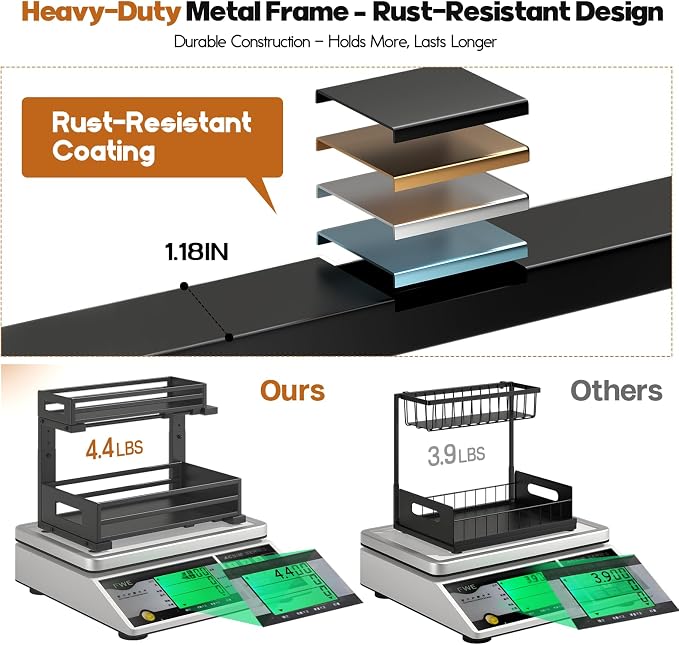 2-Pack Under Sink Organizers and Storage, 2-Tier L Shape Pull Out Cabinet - Image 4