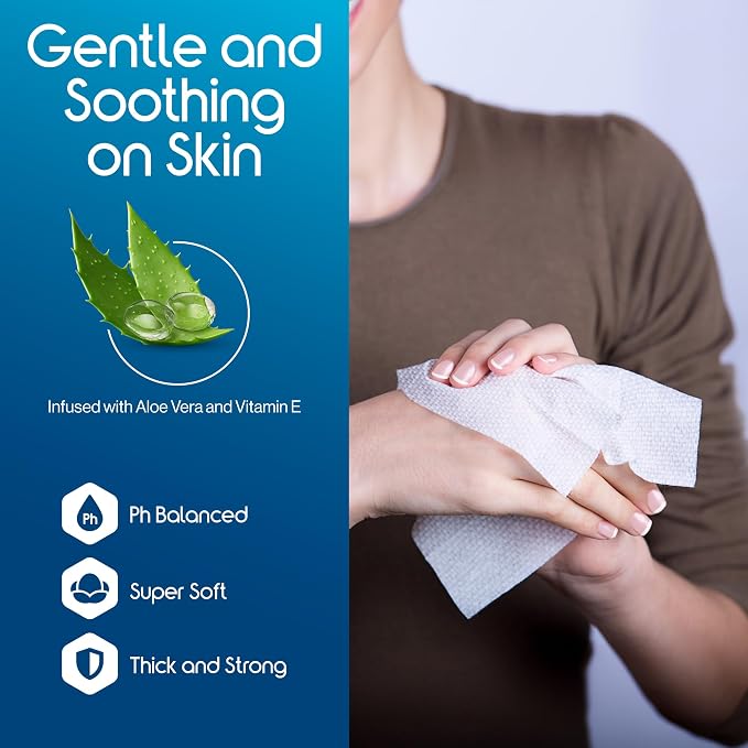 Inspire Adult Wet Wipes, Wash Cloths | Adult Wipes - Image 4