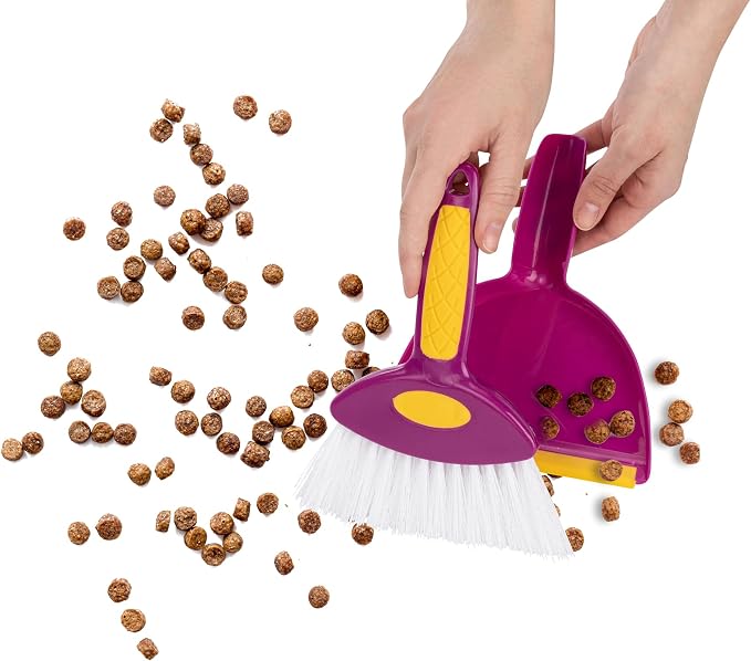 Cadet Home Solutions Broom Mini Hand Whisk and Snap-on Dustpan Set - Image 2