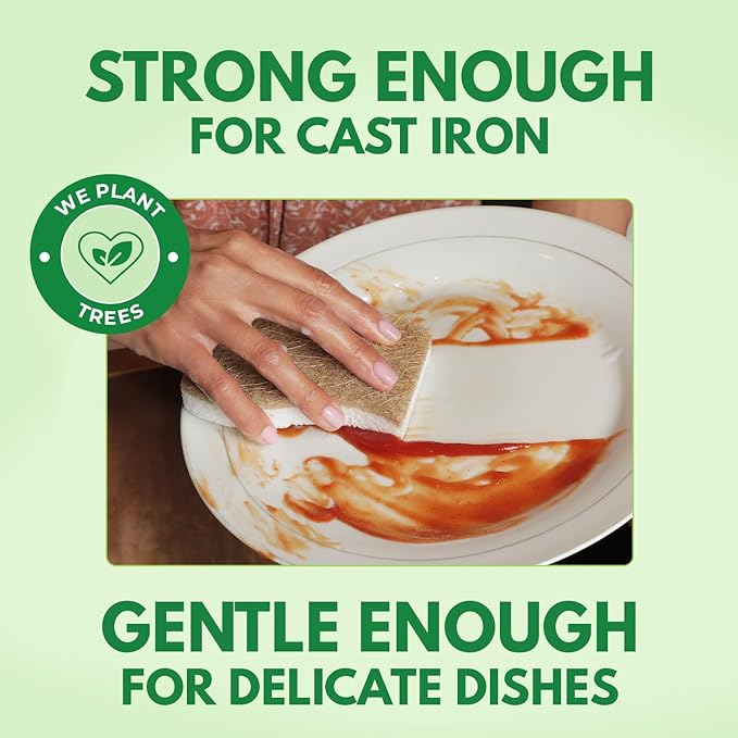 Biodegradable Natural Kitchen Sponge - Image 3