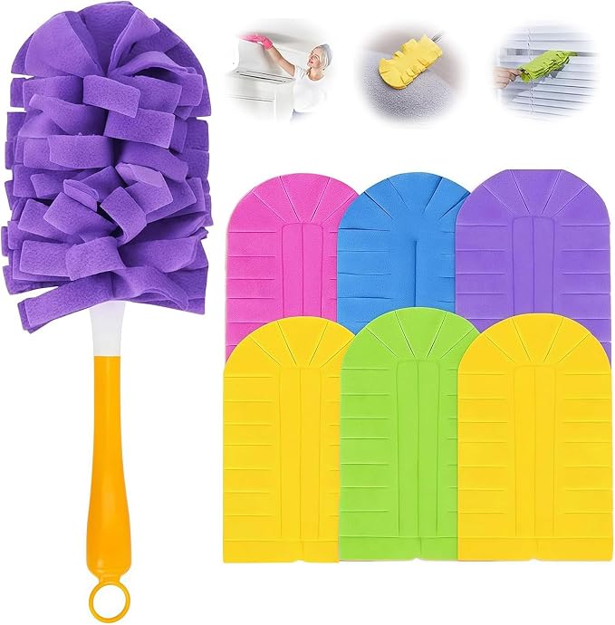 Electrostatic Dusters for Cleaning, 360° Electrostatic Duster Refills, Washable by Unknown