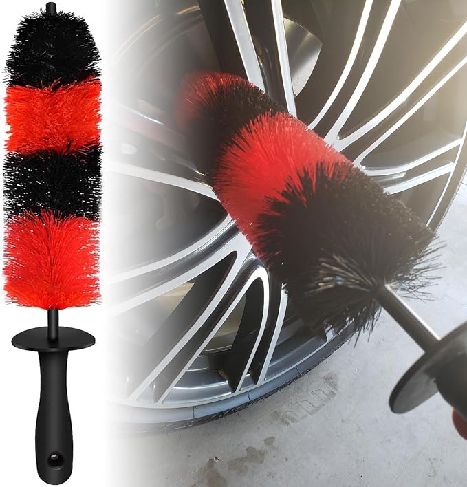 Linkhood 2-Pack Master Wheel Brush, Easy Reach Wheel and Rim Detailing Brush - Image 6