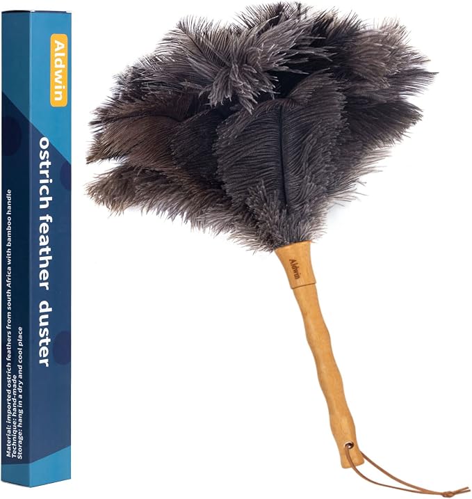 Aldwin Ostrich Feather Duster, 16 inch Ostrich Feather Duster by AldwinOstrichFeatherDuster