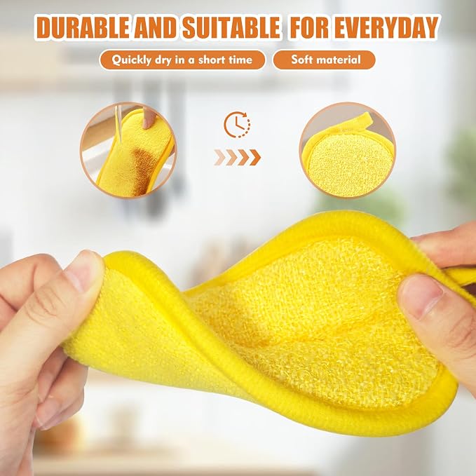 5 PCS Sponges, Non-Scratch Dish Sponge - Image 3