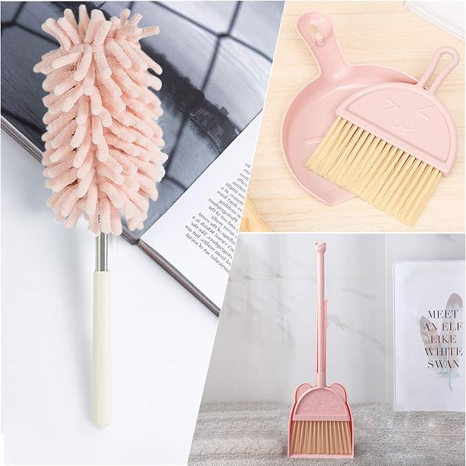 Kalolary 5 Pcs Mini Broom and Dustpan Set, Mini Broom - Image 6
