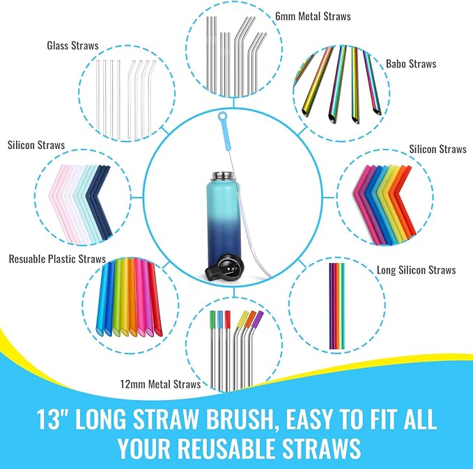 16" Bottle Brush Cleaner for Water Bottle - Image 8
