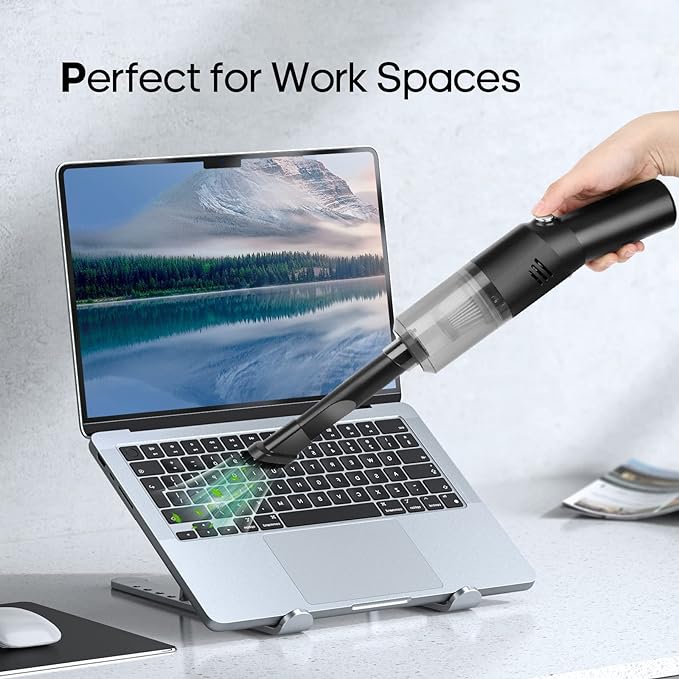 Portable Mini Car Vacuum Cleaner, High Power Cordless Handheld Rechargeable - Image 6