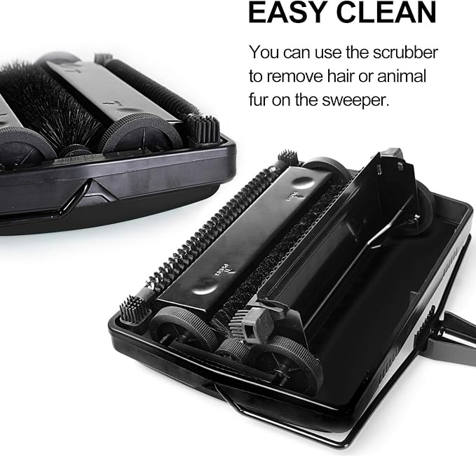 Yocada Carpet Sweeper Cleaner for Home Office Low Carpets Rugs Undercoat - Image 4
