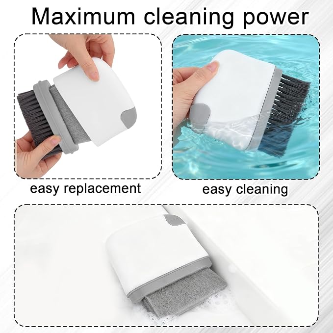 2pcs 2-in-1 Groove Cleaning Brush, 2025 Upgraded Crack Cleaner Tool Handheld - Image 5