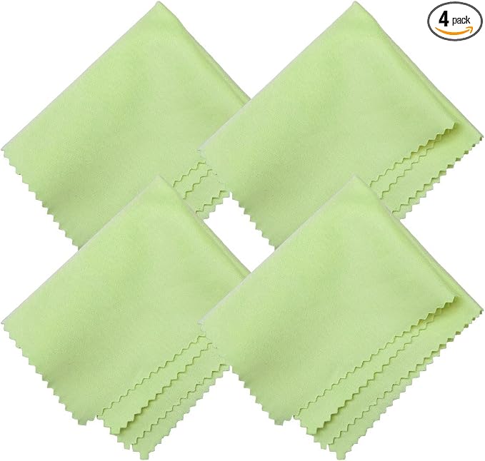 Microfiber Screen Cleaning Cloths, HTTX 4-Pack 6 x 7 inches by HTTX