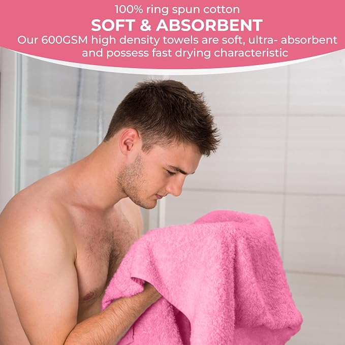 100% Cotton Bath Towels-27x54inch - Image 6