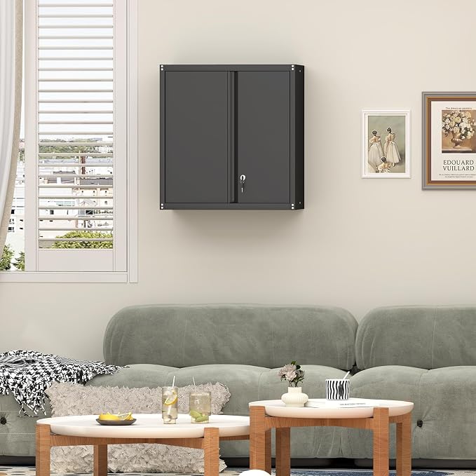 Steel Wall Cabinet, Metal Locking Wall Cabinet, Wall Hanging Metal Cabinet - Image 7