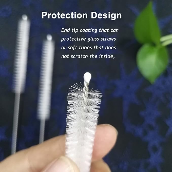 Long Straw Cleaner Brush Extend 10 inch, Wide 10mm diam Pipe Cleaners, Long - Image 4
