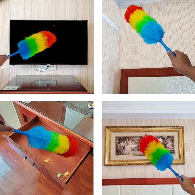 2 Pack Upgrade 19” Static Duster Beandable and Washable - Image 3