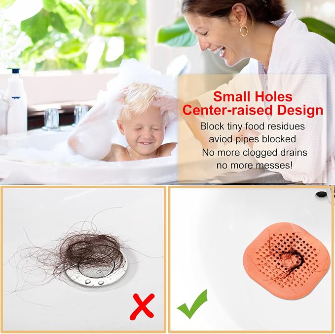 Hair Drain Catcher, Square Drain Cover - Image 3