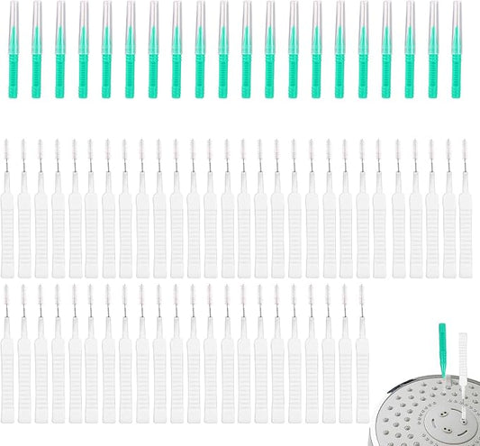 70pcs Shower Head Cleaning Tools, Including 20 Cleaning Brushes & 50 Shower by lasuroa