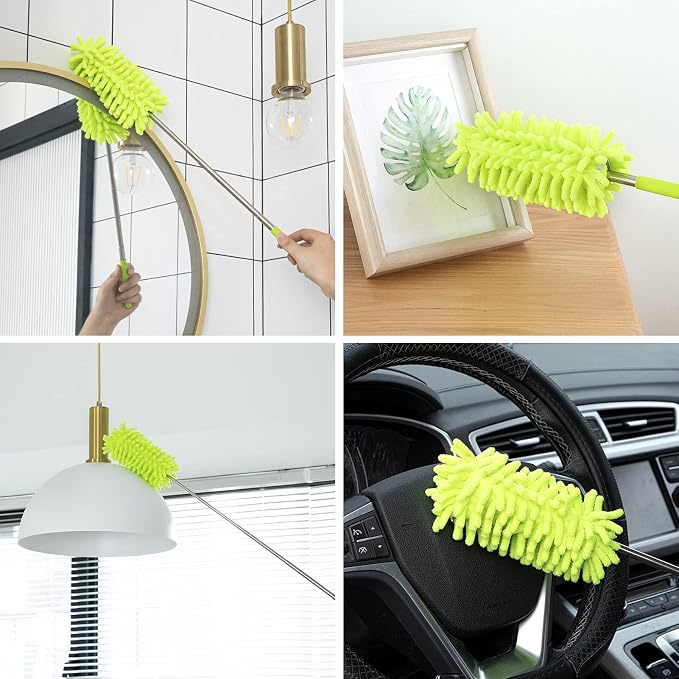 Microfiber Duster for Cleaning, Tukuos Hand Washable Dusters - Image 4