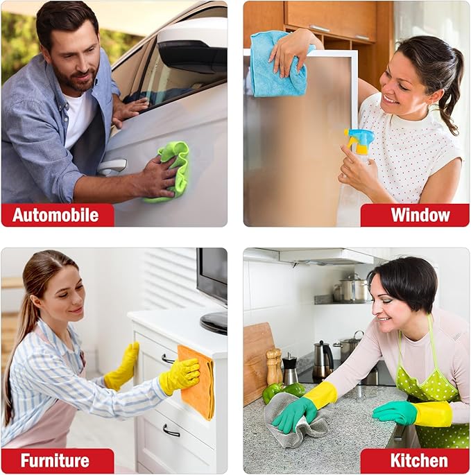 AIDEA Microfiber Cleaning Cloth 48 Pack, Microfiber Towels - Image 5