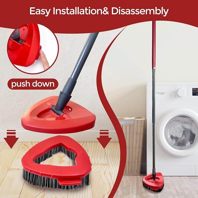 Scrub Brush, Hard Bristle Cleaning Brush - Image 4