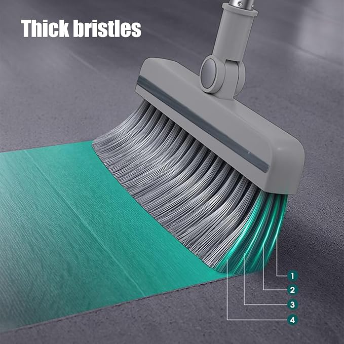 3 in 1 Broom and Dustpan Set Foldable Hand Broom - Image 6