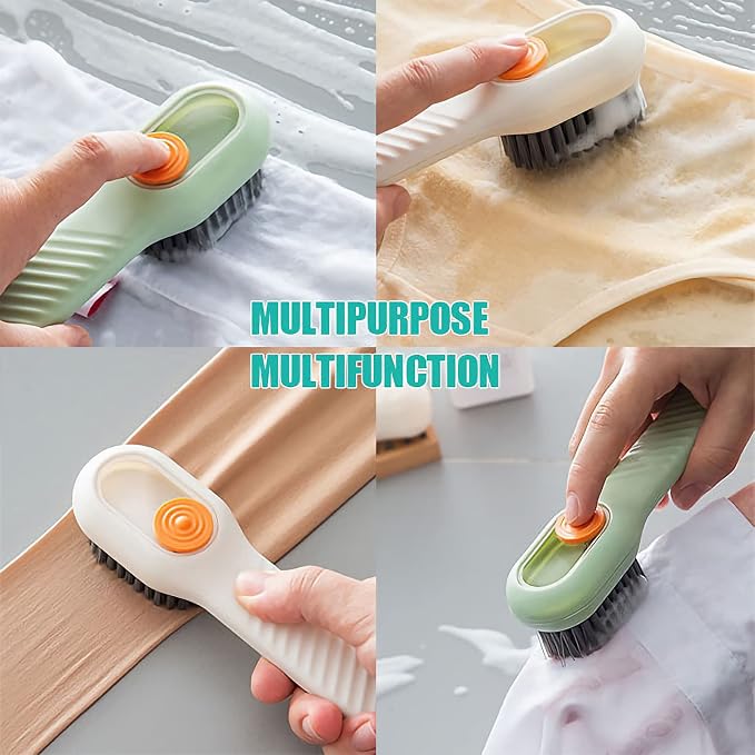 Liquid Adding Soft Fur Cleaning Brush, 2 Brushes + 2 Cleaning Cloths - Image 7
