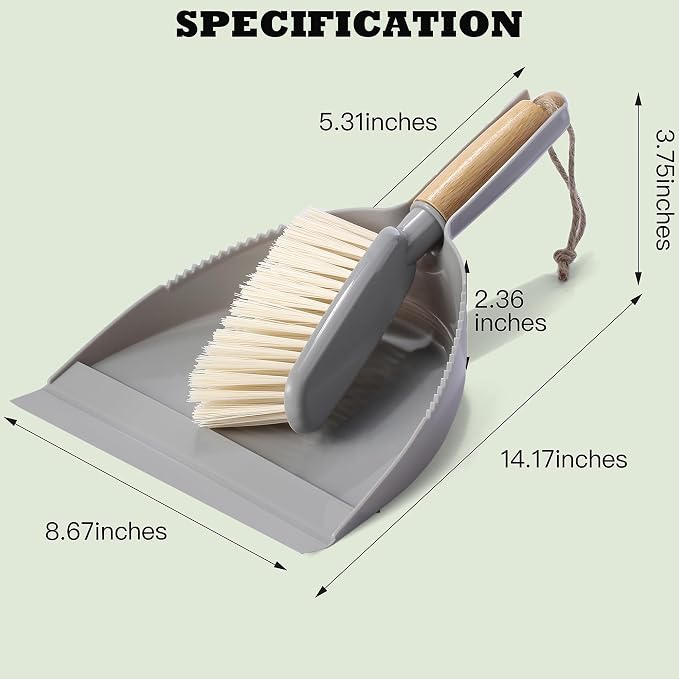 Dustpan and Brush Set -Small Broom Dustpan Set, Hand Broom and Dust Pan - Image 5