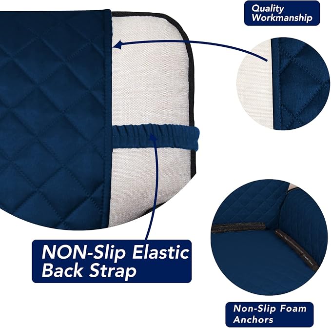 PureFit Reversible Quilted Sofa Cover, Water Resistant Slipcover Furniture - Image 3