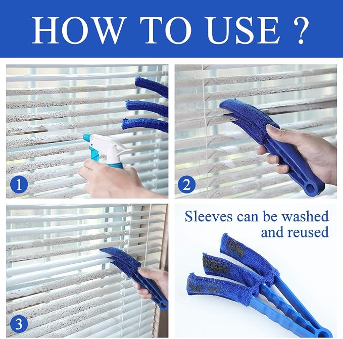 Hiware Window Blind Cleaner Duster Brush - Image 3