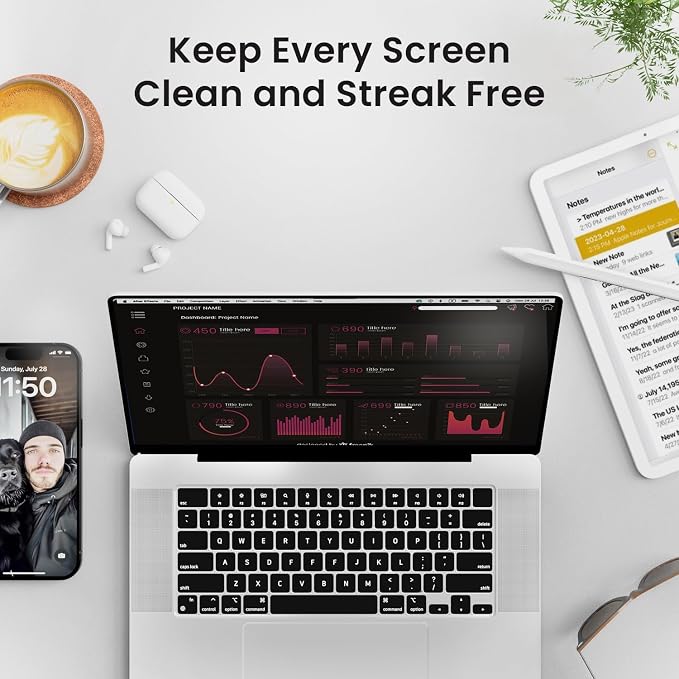 EVEO Computer Screen Cleaner Spray Kit- Portable Laptop Screen Cleaner - Image 9