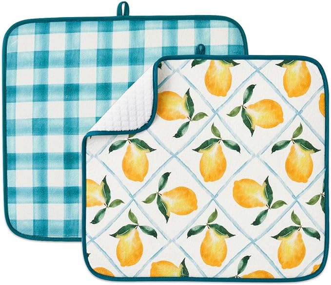 FRESHMINT Printed Dish Drying Mat by FRESHMINT