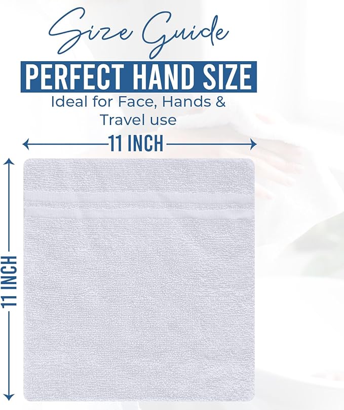 DAN RIVER 10 Pack Wash Cloths for Showering - Image 2