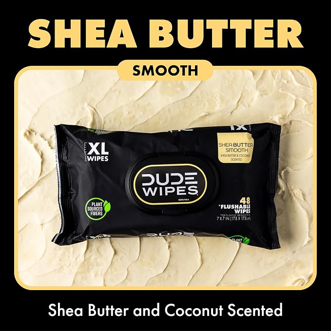 DUDE Wipes Shea BUTTer Flushable Wipes - Image 2