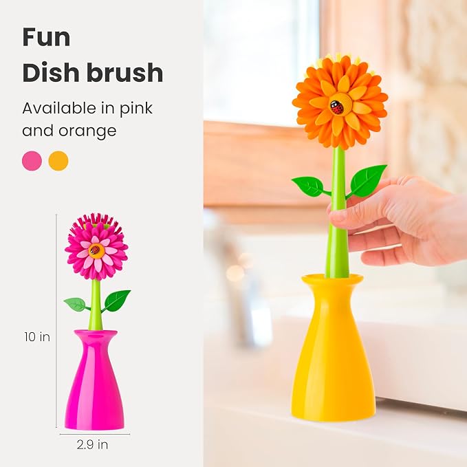 Vigar Flower Power Dish Brush - Image 2