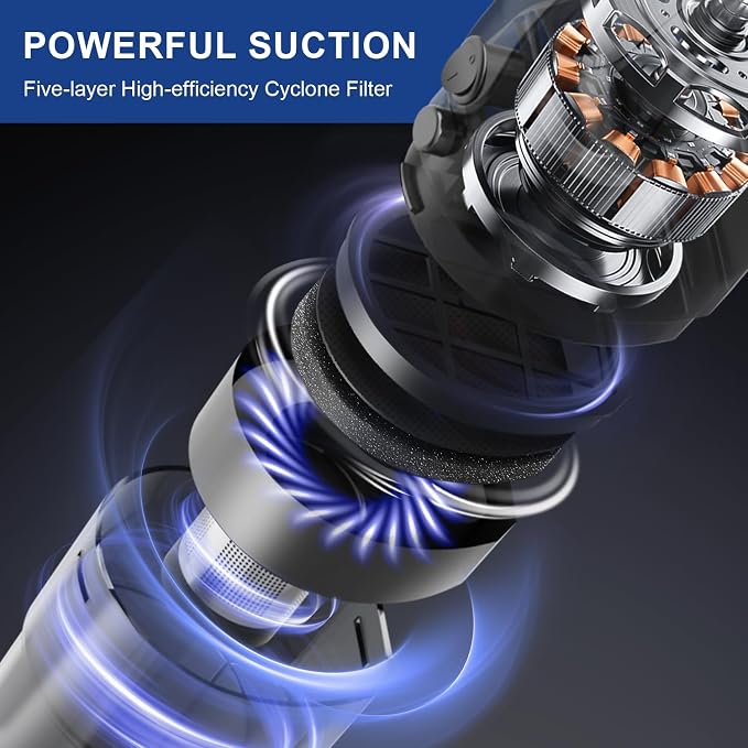 SOWTECH Corded Vacuum Cleaner, Super Power Suction Stick Vacuum Cleaners - Image 3