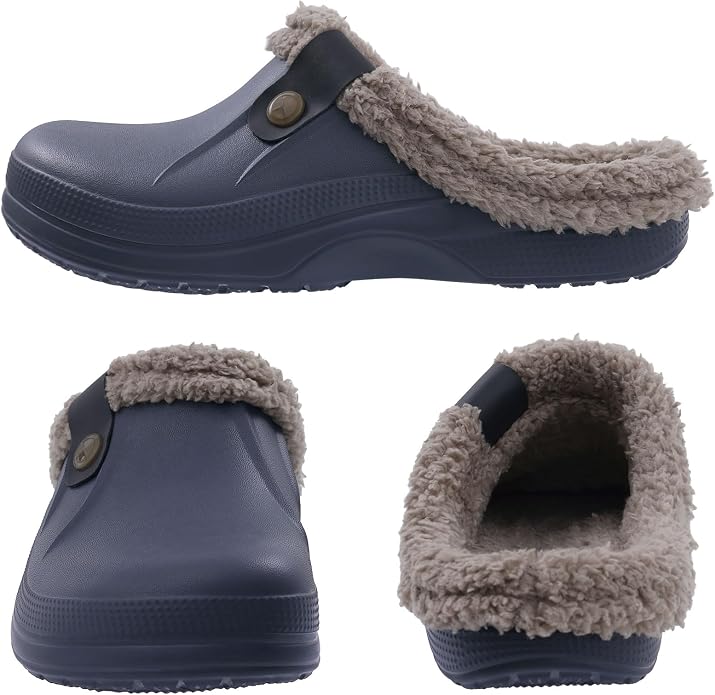 Beslip Classic Fur Lined Clogs Waterproof Winter Fuzzy Slippers - Image 2