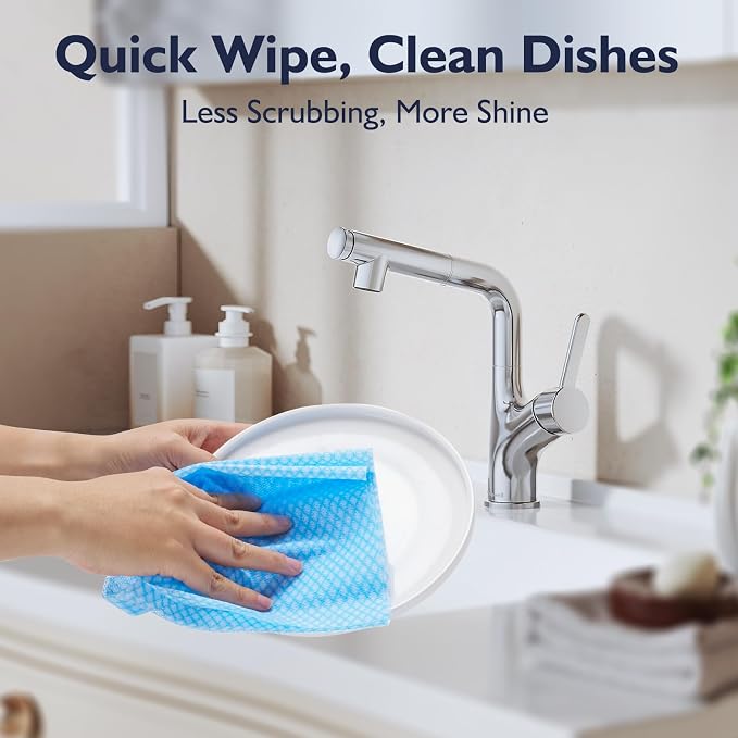 60 Pack 13.8×15.7 in Disposable Dish Cloths - Image 6