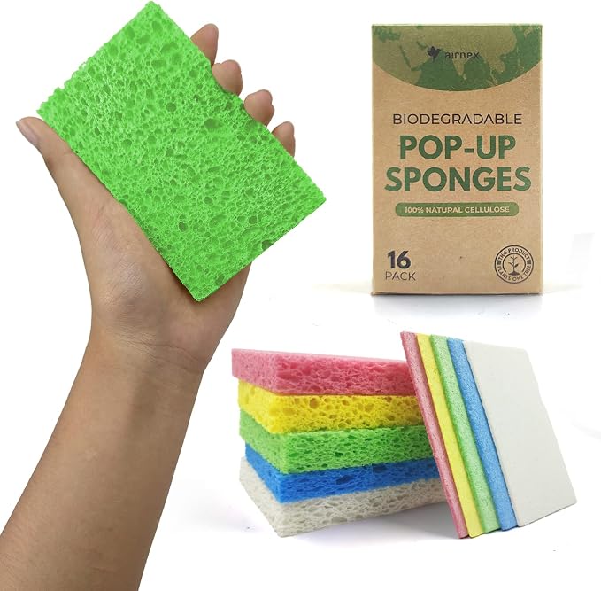 Compressed Cellulose Sponges by Airnex