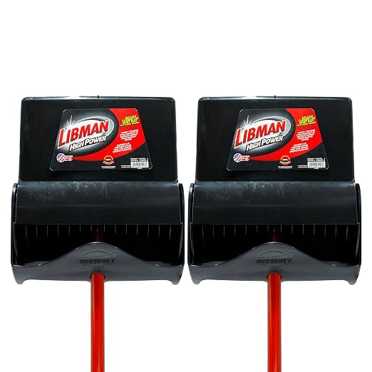Libman Commercial Deluxe Lobby Broom & Dust Pan | Case of 2 by TheLibmanCompany