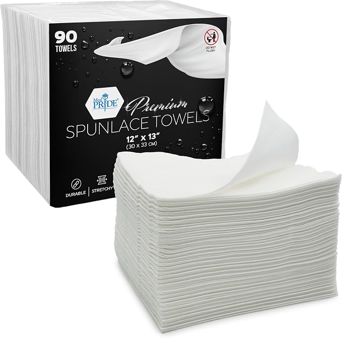 MED PRIDE Premium Spunlace Towels, Ultra Soft & Durable, Disposable by MEDPRIDE