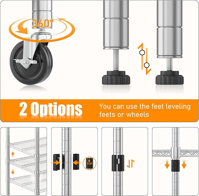 Himimi 5 Tier Wire Shelving - Image 8