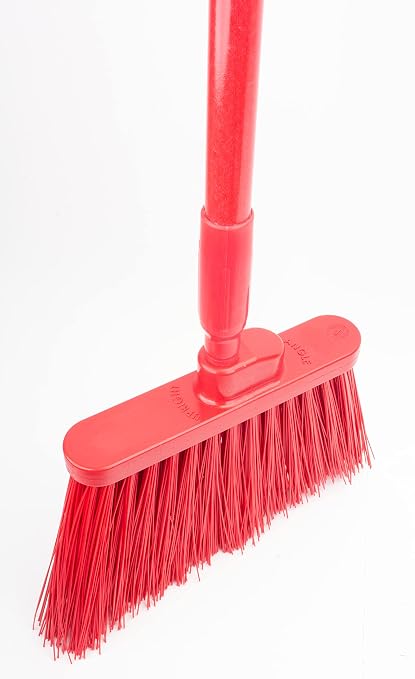 SPARTA 41083EC05 Plastic Color Coded Broom, Unflagged Bristles, Long Broom - Image 3
