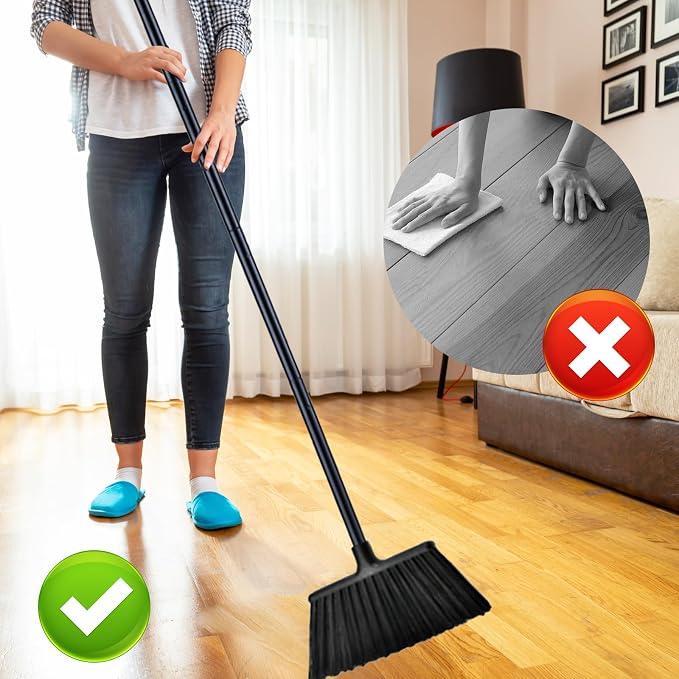 54 Inch Long Metal Handle Household Broom - Image 6